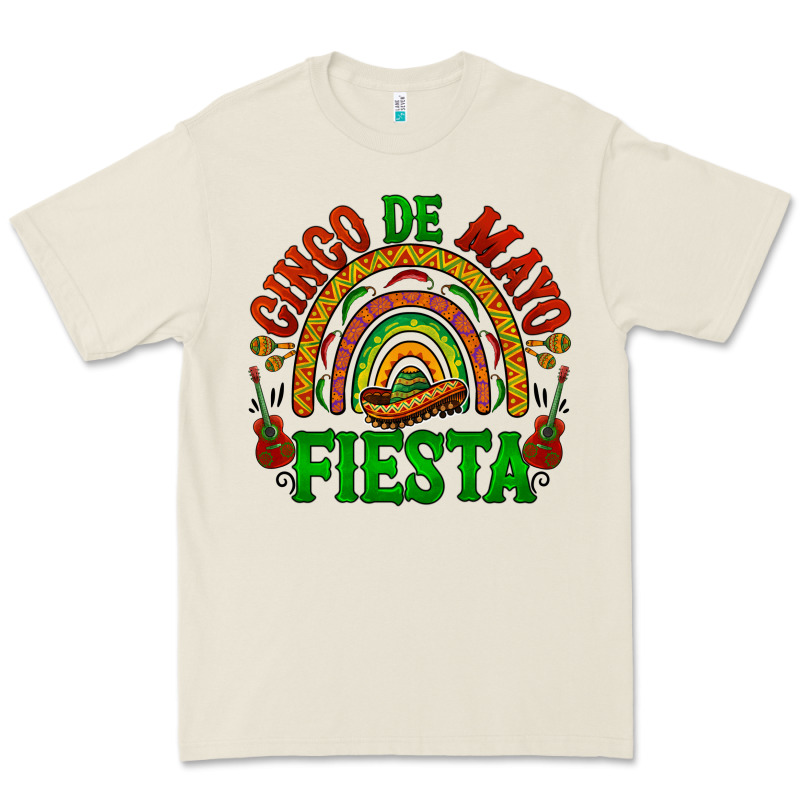 Cinco De Mayo Fiesta Rainbow Premium Tee by BarkalooDesign | Teevron
