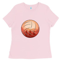 Bubblegum Pink Cowboy Sunset Volleyball Ladies Tee - Bettercallsaul