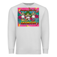 Dove Grey mexican hanging with my gnomigos Premium Sweatshirt - Artiststas