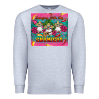 Heather Grey mexican hanging with my gnomigos Premium Sweatshirt - Artiststas