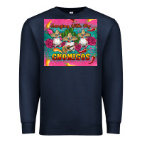 Navy mexican hanging with my gnomigos Premium Sweatshirt - Artiststas
