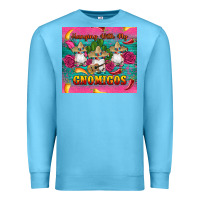 Ocean Blue mexican hanging with my gnomigos Premium Sweatshirt - Artiststas