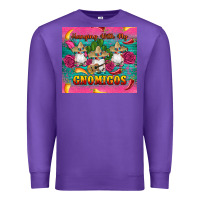 Purple mexican hanging with my gnomigos Premium Sweatshirt - Artiststas