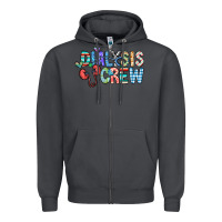 Smoke dialysis crew Zipper Hoodie - CowhideDigitalArt