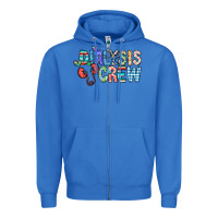 True Royal dialysis crew Zipper Hoodie - CowhideDigitalArt