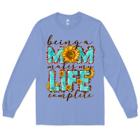 Being A Mom Makes My Life Complete Mother's Day Long Sleeve Tee | Teevron