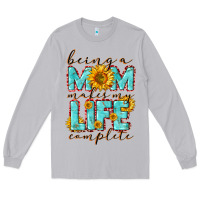 Moon Dust Being a Mom makes my life complete Mother's Day Long Sleeve Tee - CowGirlArtShop