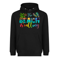Black the beach is calling Heavyweight Hoodie - Artiststas