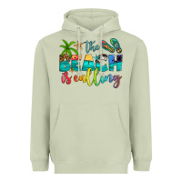 Matcha the beach is calling Heavyweight Hoodie - Artiststas