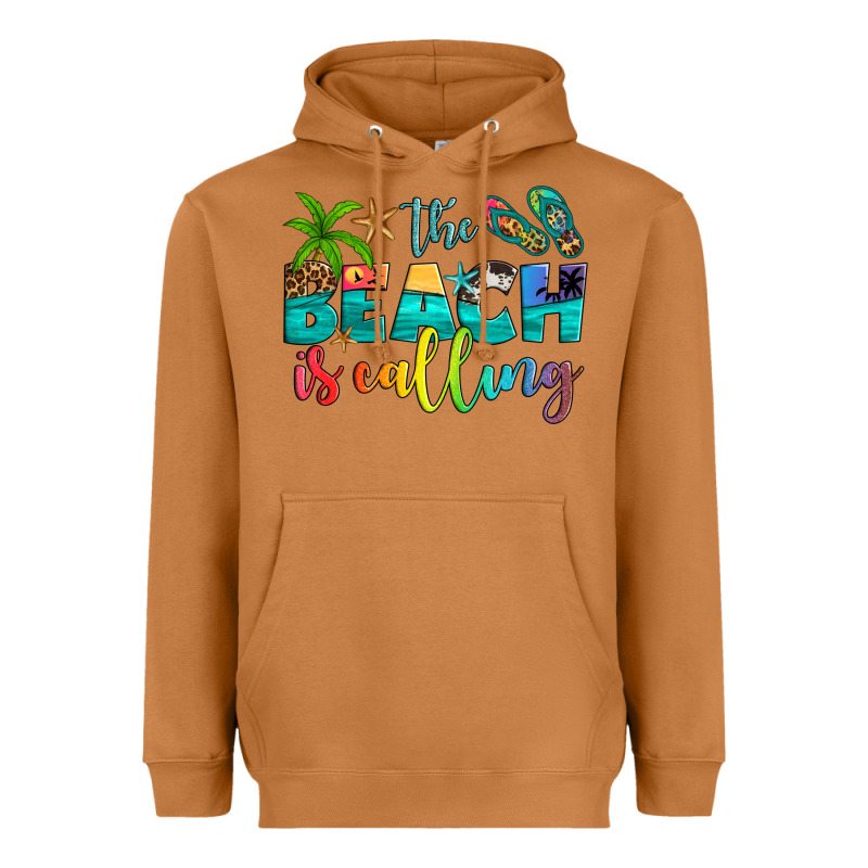 The Beach Is Calling Heavyweight Hoodie by Artiststas | Teevron