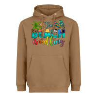 Toasted Coconut the beach is calling Heavyweight Hoodie - Artiststas