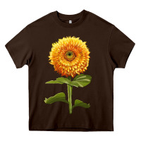 Chocolate Brown Gummy Bear Sunflower Heavy Core Tee - LillyAllenDesigns