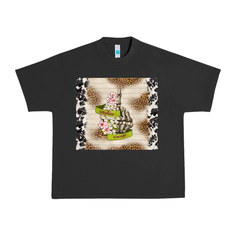 Sensitive Savage Urban Heavy Tee by TumblerDesignByShophia | Teevron