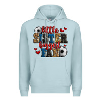 Blue Mist little sister biggest fan soccer Premium Hoodie - Jasminsmagicworld