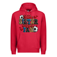 Cardinal little sister biggest fan soccer Premium Hoodie - Jasminsmagicworld