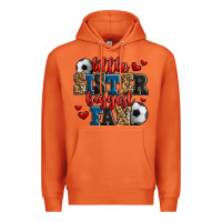 Carrot little sister biggest fan soccer Premium Hoodie - Jasminsmagicworld