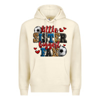 Sandshell little sister biggest fan soccer Premium Hoodie - Jasminsmagicworld