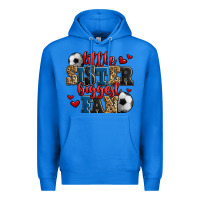 True Royal little sister biggest fan soccer Premium Hoodie - Jasminsmagicworld