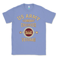 Colony Blue US Army Combat Engineer Combat Engineer Veteran Gift Classic Tee - minhPixels