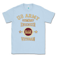 Dusty Blue US Army Combat Engineer Combat Engineer Veteran Gift Classic Tee - minhPixels