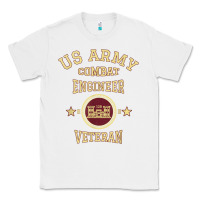 White US Army Combat Engineer Combat Engineer Veteran Gift Classic Tee - minhPixels