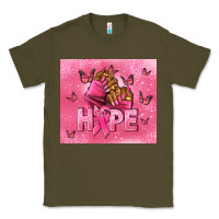 Army Green hope cancer nails Classic Tee - NancyCooperArtShop