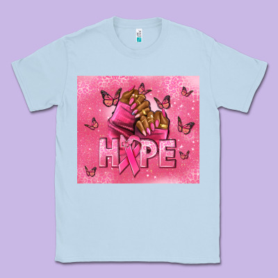 Hope Cancer Nails Classic Tee Designed By Nancycooperartshop