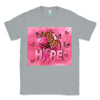 Heather Grey hope cancer nails Classic Tee - NancyCooperArtShop