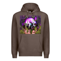 Coffee witch hand tumbler Premium Hoodie - BundleAndBundleShop