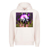 Pale Pink witch hand tumbler Premium Hoodie - BundleAndBundleShop