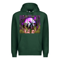 Sports Green witch hand tumbler Premium Hoodie - BundleAndBundleShop