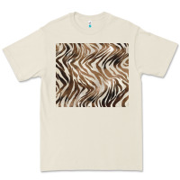 Bone brown zebra Premium Tee - BarkalooDesign