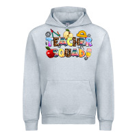 Heather Grey teacher squad Urban Hoodie - AdoDesignShop