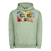 Pigment Oil Green teacher squad Urban Hoodie - AdoDesignShop