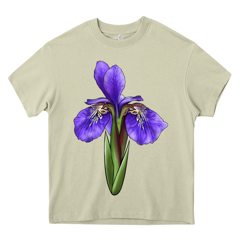 Iris Flower Heavy Core Tee by LillyAllenDesigns | Teevron