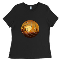 Desert Cactus Sunset Volleyball Ladies Tee | Teevron