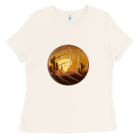 Bone Desert Cactus Sunset Volleyball Ladies Tee - Bettercallsaul