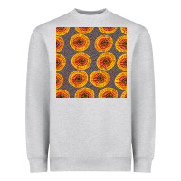 African Fabric Seamless Pattern Heavyweight Sweatshirt | Teevron