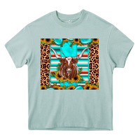Texas Longhorn Sunflower Gemstone Heavy Core Tee | Teevron