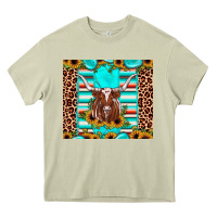 Mossy texas longhorn sunflower gemstone Heavy Core Tee - JahusDesignShop