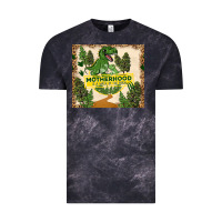 Cloud Black motherhood is a walk in the park Vintage Tee - TumblerDesignByShophia