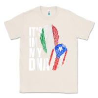 Natural Italian And Puerto Rican DNA Mix Flag Heritage Gift Classic Tee - minhPixels