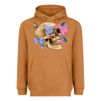 Meerkat skull flora butterfly Heavyweight Hoodie - Artiststas
