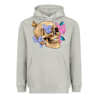 Moon Dust skull flora butterfly Heavyweight Hoodie - Artiststas