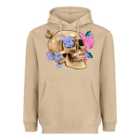 Mushroom skull flora butterfly Heavyweight Hoodie - Artiststas