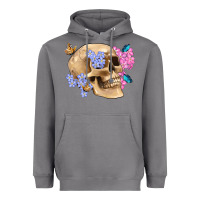 Storm skull flora butterfly Heavyweight Hoodie - Artiststas