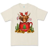 Bone hot coco christmas highland cow Premium Tee - Jasminsmagicworld