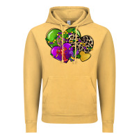 Vintage Mustard mardi gras hearts cg (1) Vintage Hoodie - CowGirlArtShop