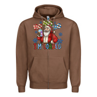 Chestnut ho ho ho im loaded Zipper Hoodie - CowhideDigitalArt