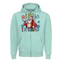 Seafoam ho ho ho im loaded Zipper Hoodie - CowhideDigitalArt